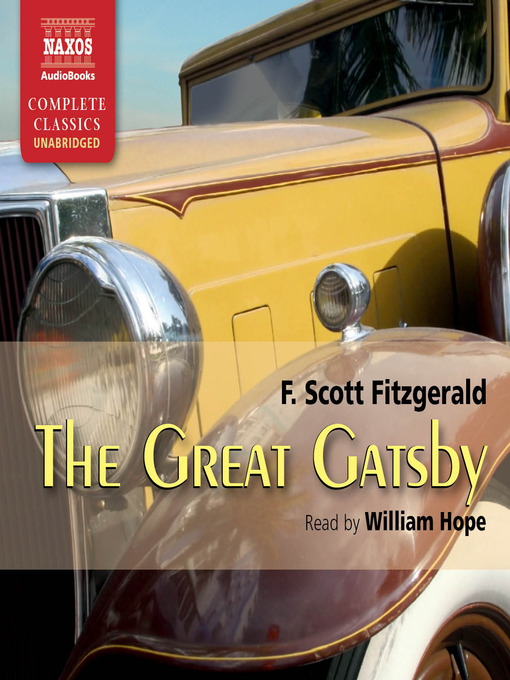F. Scott Fitzgerald创作的The Great Gatsby作品的详细信息 - 可供借阅